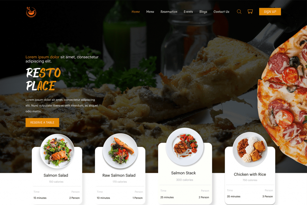 cheap ecommerce website design and responsive website design services from Shropshire Wordpress Developer for restaurant